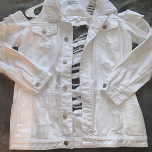 WHITE DENIM JACKET